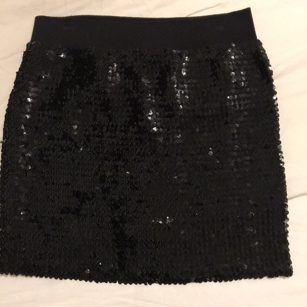 Sequin mini skirt